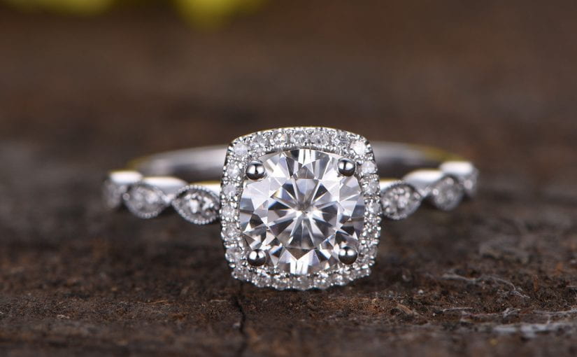 What are knows contrast between the diamond vs moissanites?